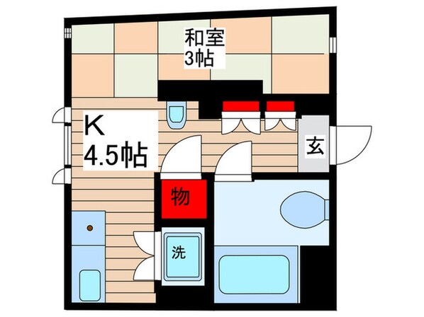 ベルトピア市川第2の物件間取画像